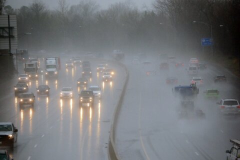 Desperately needed rain hits DC area. Weekend sees return of scorching temps