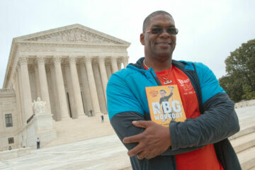 Ginsburg’s longtime personal trainer honors the late justice with pushups