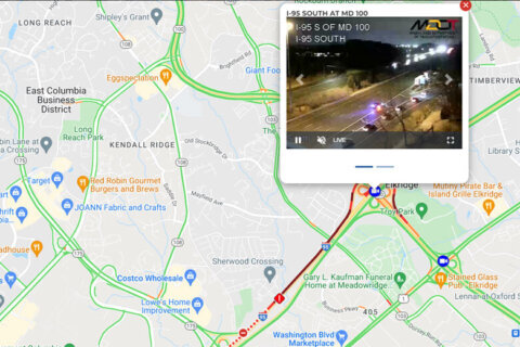 All lanes of southbound I-95 reopen in Howard Co.