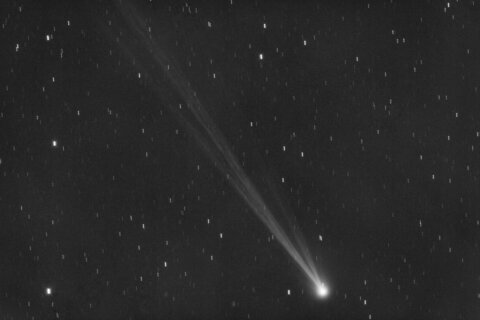 Break in the clouds will give you the chance to see Comet A3