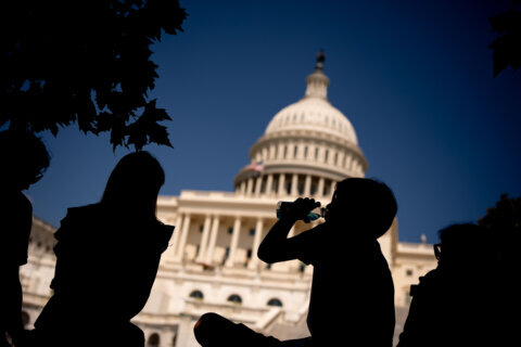 Thunderstorms soak parts of DC area as heat wave holds its grip