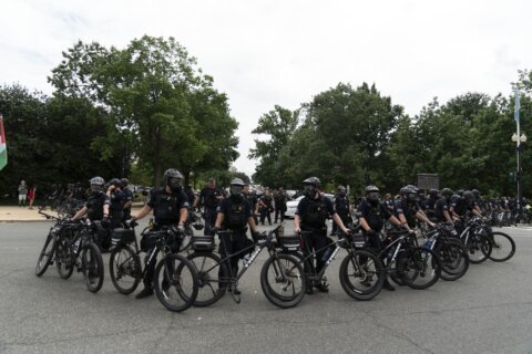 Maryland woman is charged with vandalizing property during protests over Netanyahu’s visit to DC