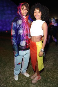 Jaden Smith and Yara Shahidi at NYLON House in the Desert 2023 presented by Samsung Galaxy