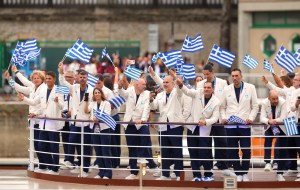 Athletes of Team Greece