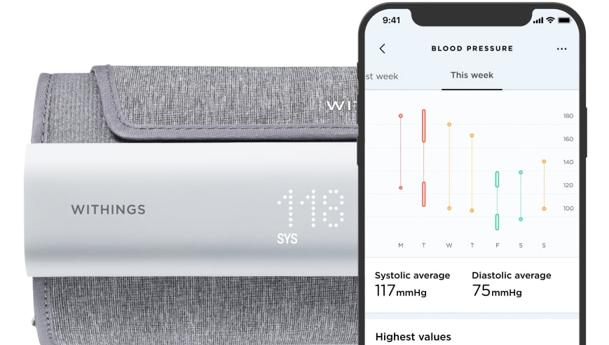 BPM Connect | Wi-Fi Smart Blood Pressure Monitor.