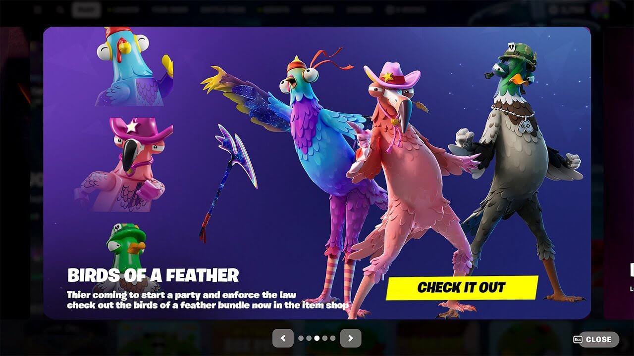 Fortnite’s New “Birds of a Feather” Skins: A Bird-Lover’s Dream ...