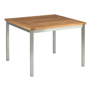 Equinox Square Dining Table - Teak Top