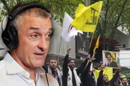 ‘Hypocritical’: Tom Elliott clashes with Lebanese Australian over Melbourne and Sydney protests