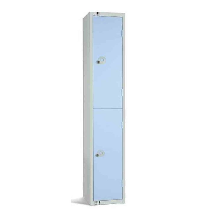 Elite Two Door £1 Coin Operated Metal Locker - 180cm Tall