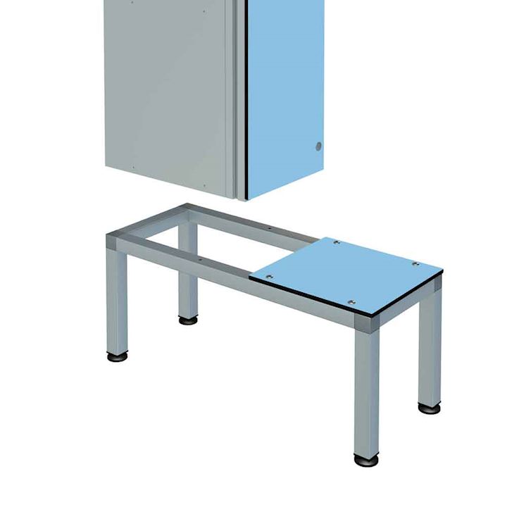 Probe Aluminium Seat/Stands for Laminate Zenbox Lockers