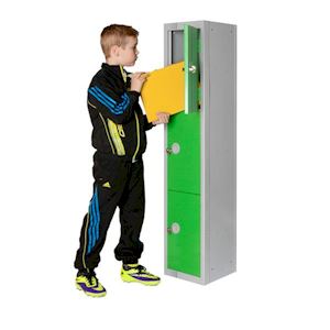 Elite Primary School Locker - 3 Door - Low Height 137cm