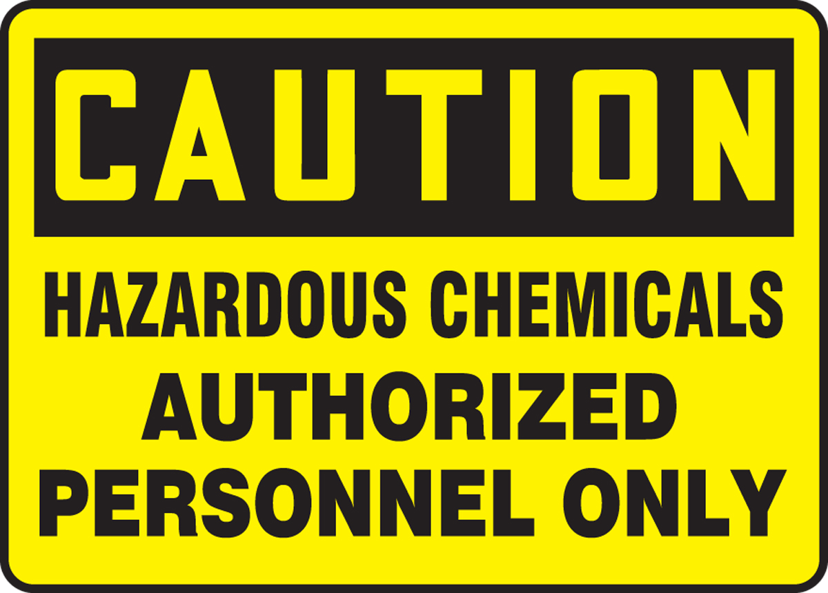 Chemical Hazard Sign