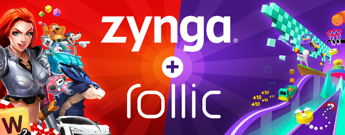 Zynga acquires hypercasual gaming studio Rollic Games.