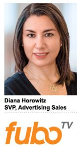 Diana Horowitz, SVP of ad sales, FuboTV