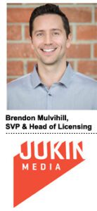 Brendon Mulvihill, SVP and head of licensing at Jukin