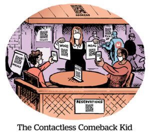 Comic: The Contactless Comeback Kid