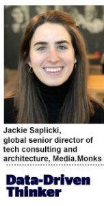 Jackie Saplicki, global senior director of tech consulting and architecture at Media.Monks