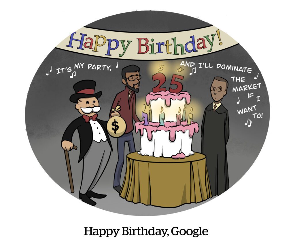 Comic: Happy Birthday, Google