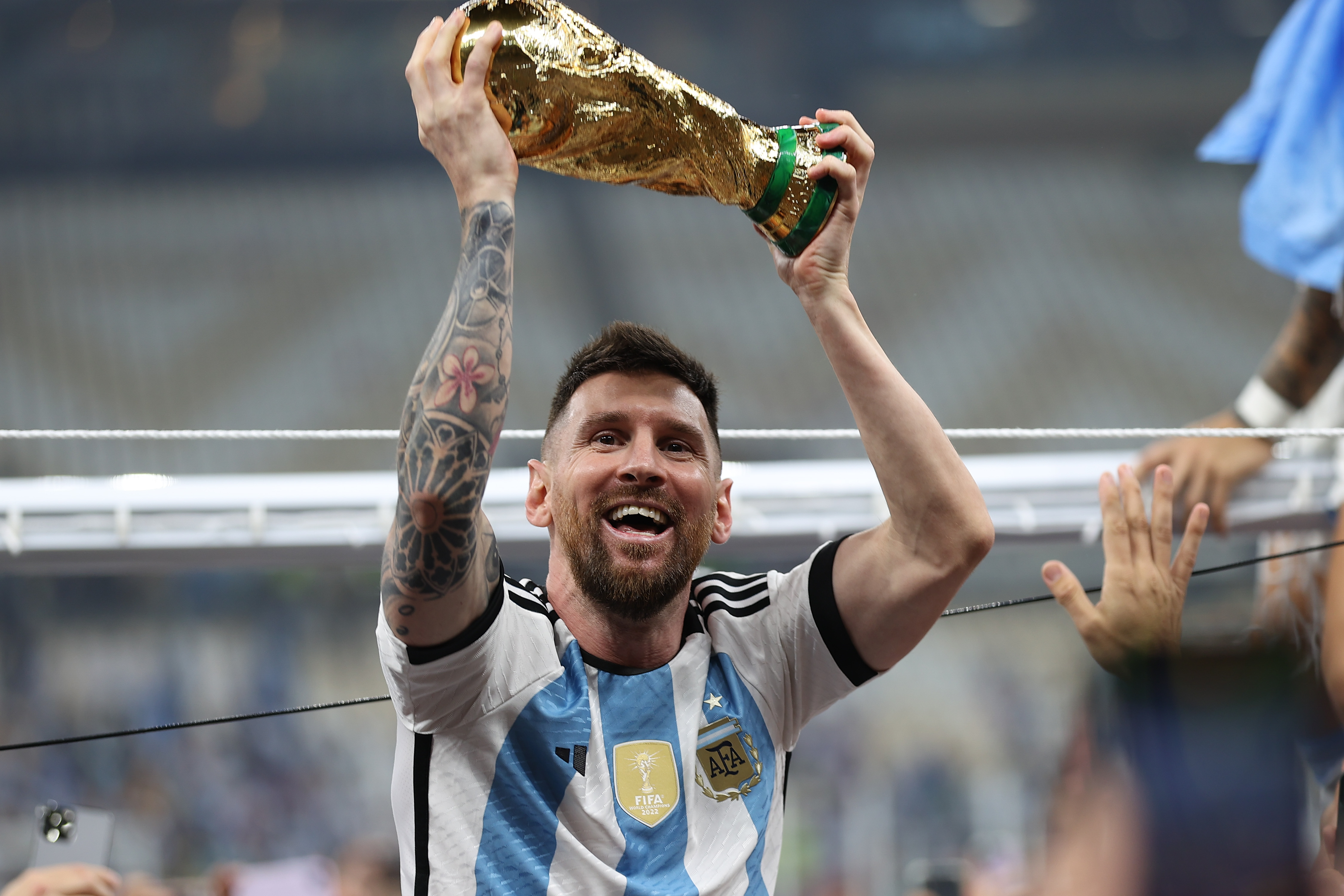 Messi Lifting The World Cup Wallpapers  Wallpaper Cave