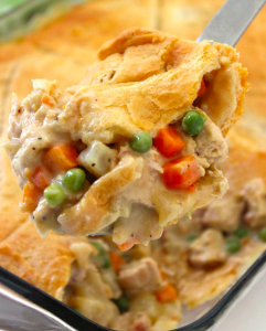 allcreated - chicken pot pie casserole