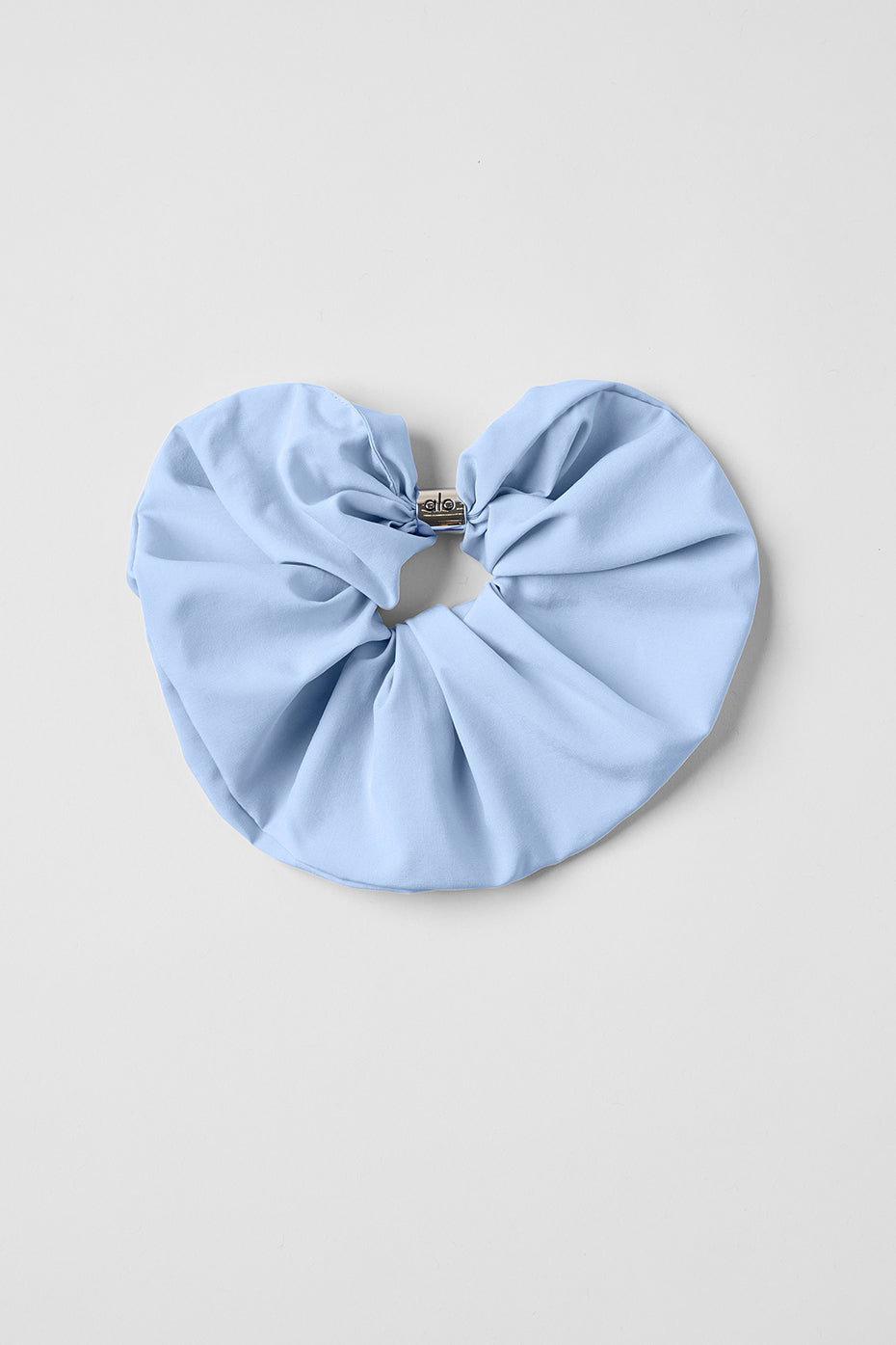 Bead It Oversized Scrunchie - Seashell Blue