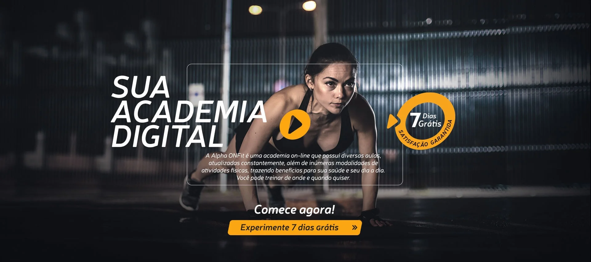 A sua academia digital - mulher