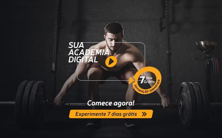 A sua academia digital - homem