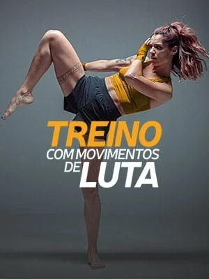 Treino com movimentos de luta