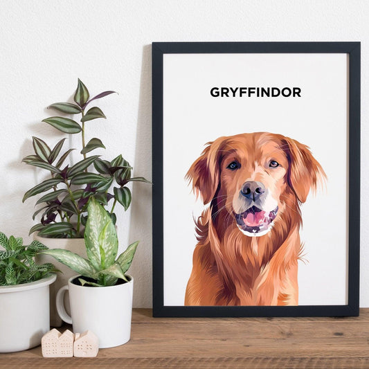 Custom Modern Pet Portrait | Alpha Paw