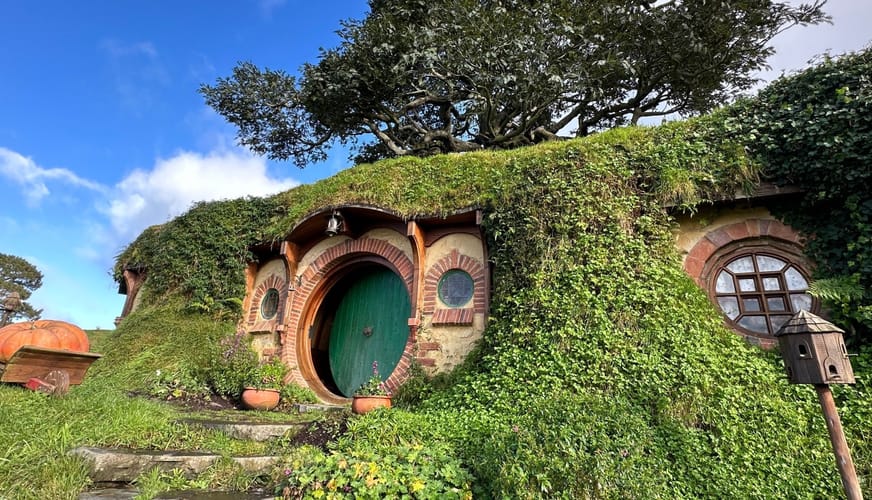 New Zealand Hobbiton Movie Set