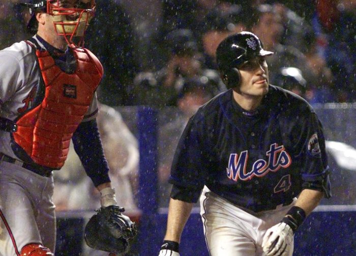 Robin Ventura Grand Slam Single Mets Braves 1999 NLCS