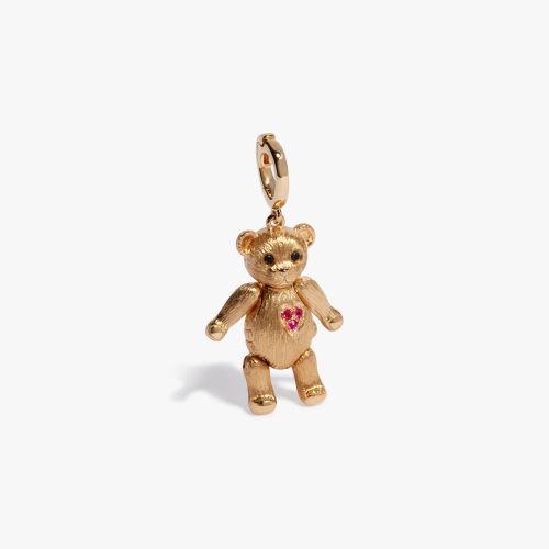 Teddy Bear Locket Charm Pendant