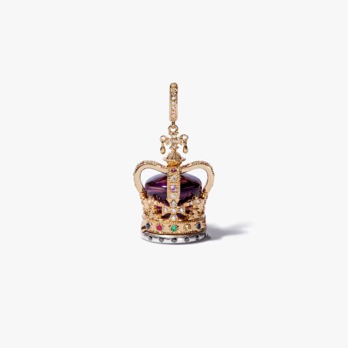 Coronation Crown Locket Charm