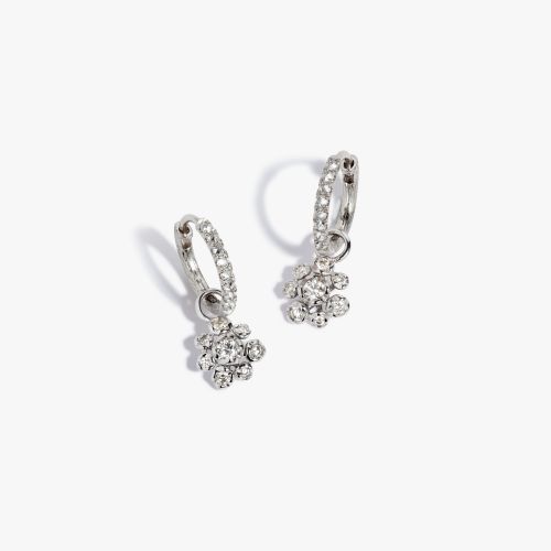 Dusty Diamonds & Marguerite Earrings