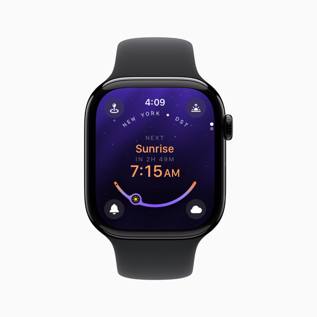 Een scherm in Lumy op Apple Watch.