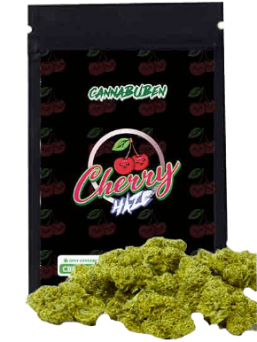 Cannabuben HHC Blueten Cherry Haze Abbild Tabelle