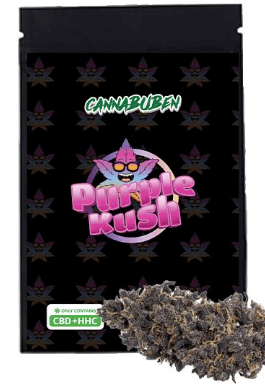 Cannabuben HHC Blueten Purple Kush Abbild Tabelle