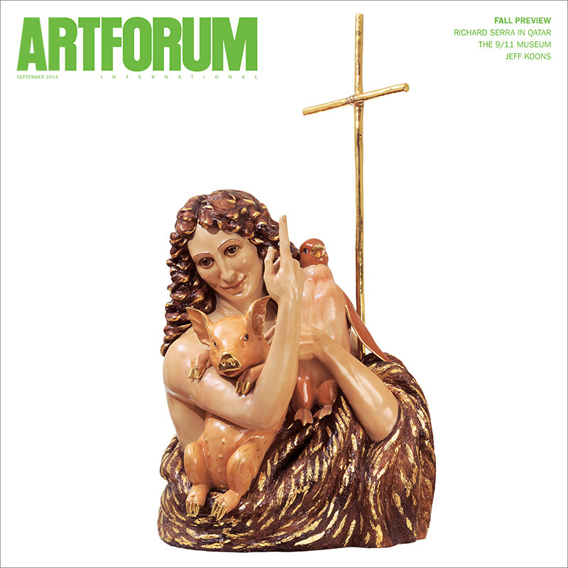 Cover: Jeff Koons, Saint John the Baptist, 1988, porcelain, 56 1/2 × 30 × 24 1/2". From the series “Banality,” 1988.