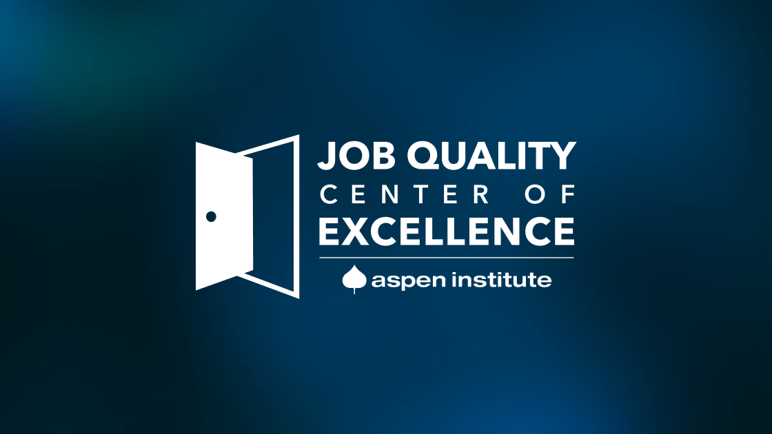 Logo of the Aspen Institute's Job Quality Center of Excellence