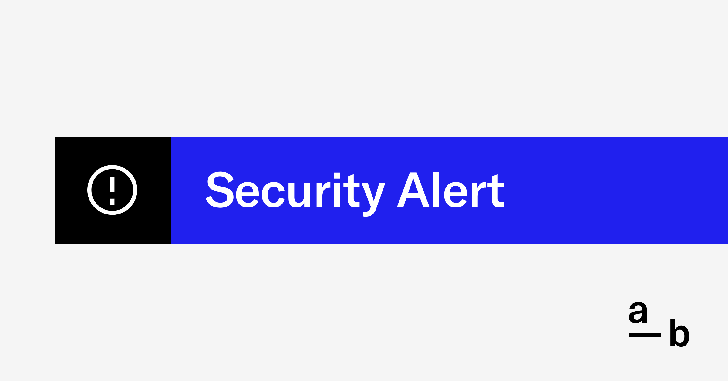 security alert