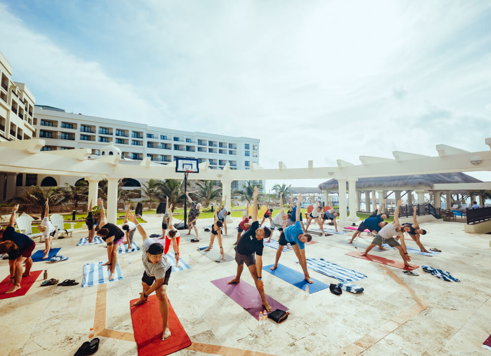 at-bay team yoga in mexico