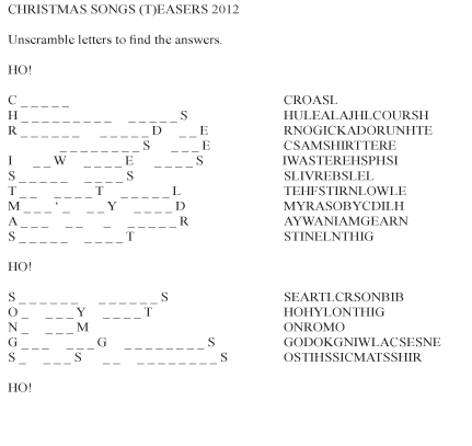 Thumbnail for Christmas Songs Teasers