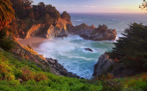 Mcway Falls California USA Widescreen Wallpapers 115700