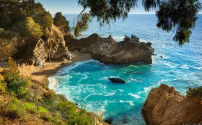 Mcway Falls California USA HD Desktop Wallpaper 115694