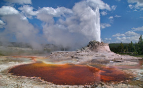 Geyser Water Eruption HD Wallpaper 113982