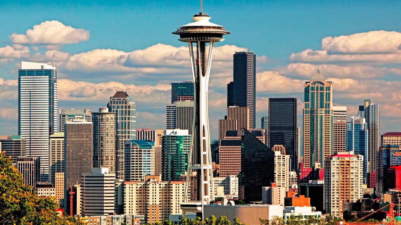 Space Needle and downtown Seattle