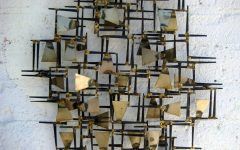 Abstract Geometric Metal Wall Art