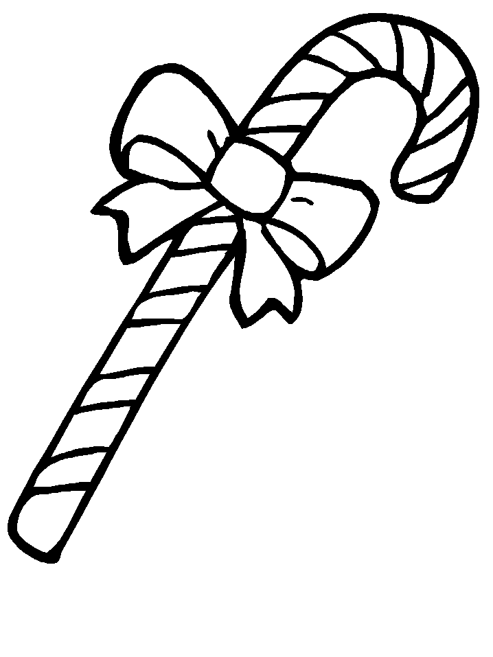 Free Printable Candy Cane Coloring Pages For Kids