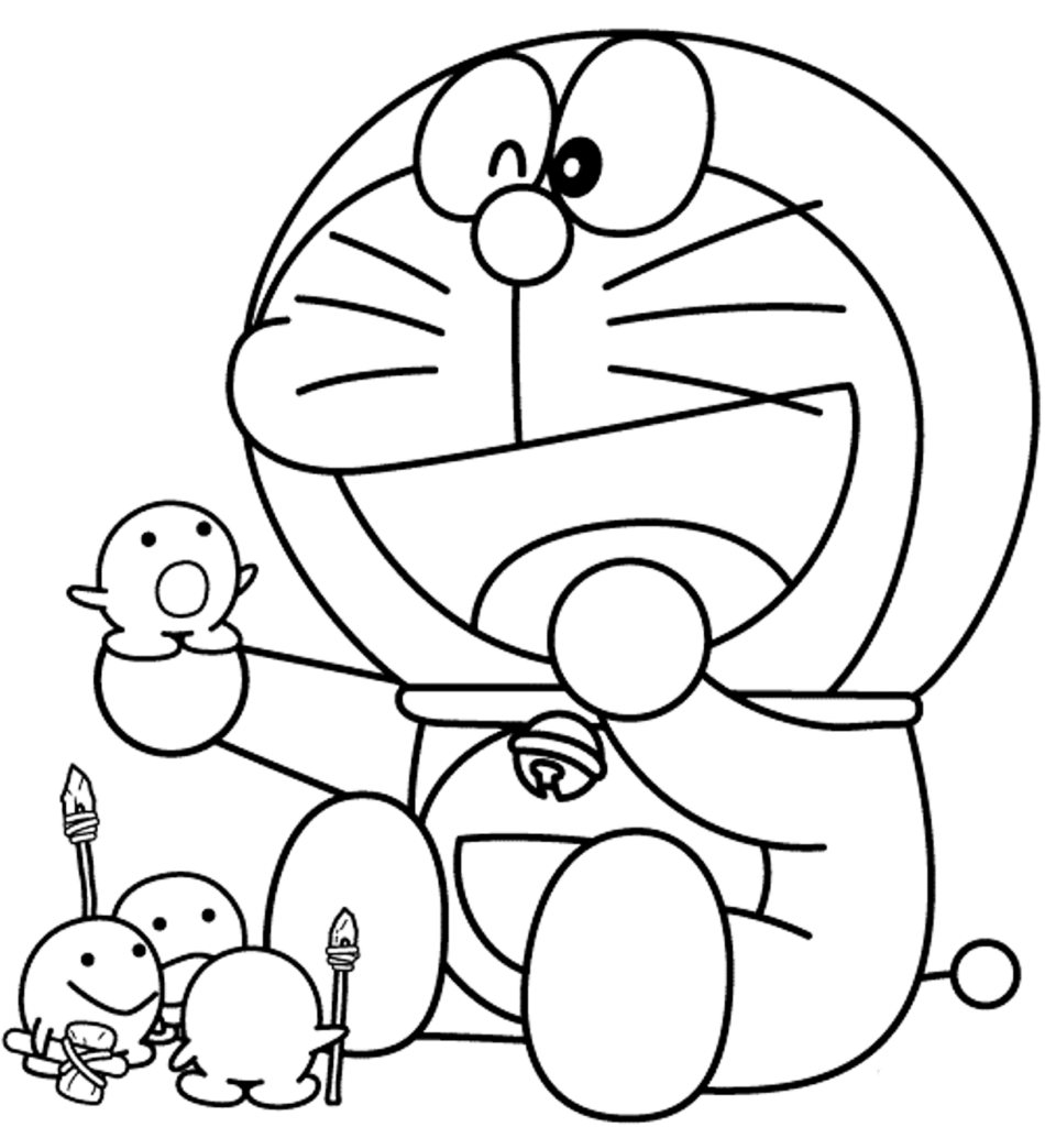 Anime Cat Coloring Page