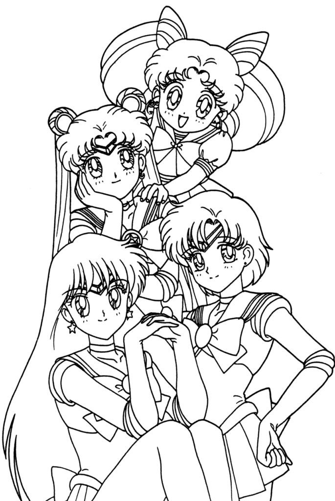 Anime Coloring Pages Free